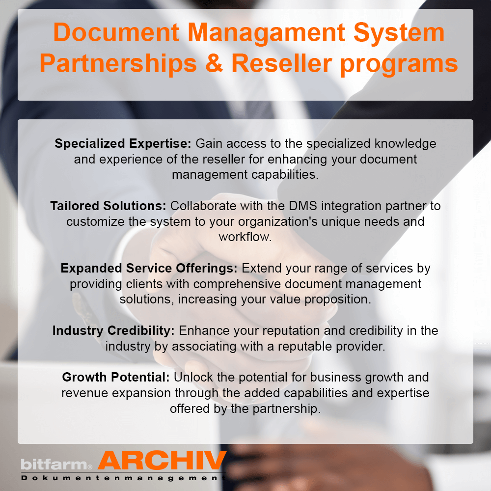 document management system reseller & partnership benefits