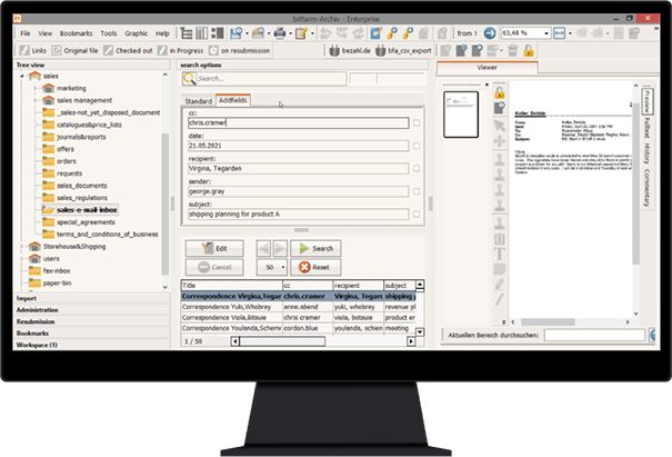 mail archiving