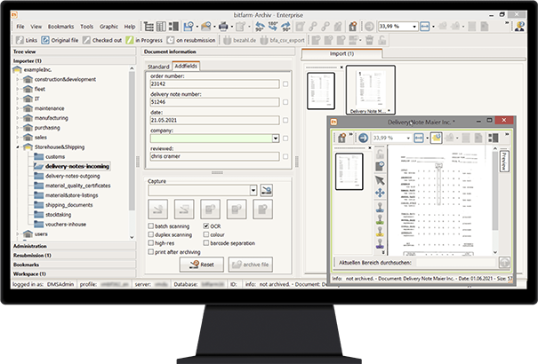 icoming invoice