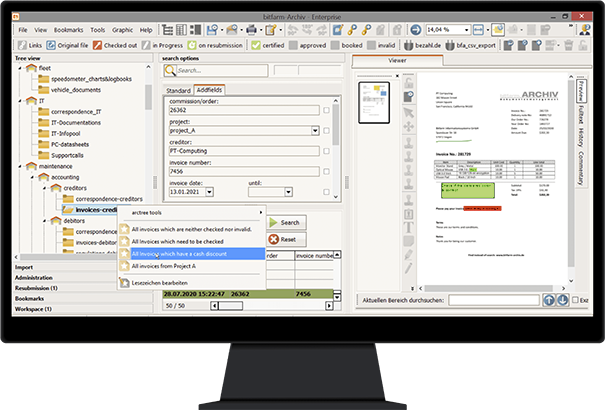incoming invoice and workflow