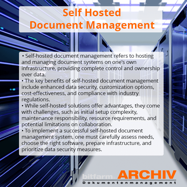 self hosted document management