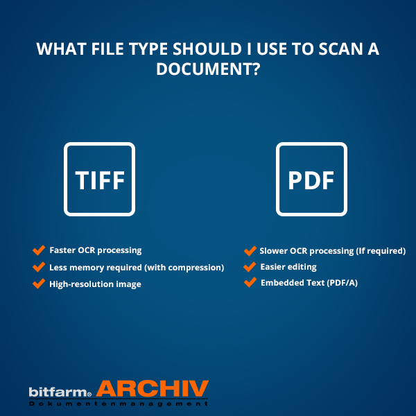 what file type should i use to scan a document